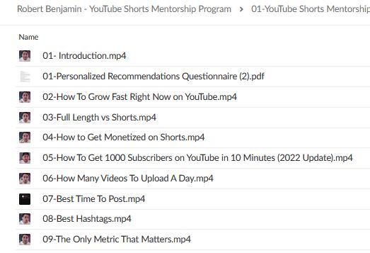 YouTube Shorts Mentorship 1