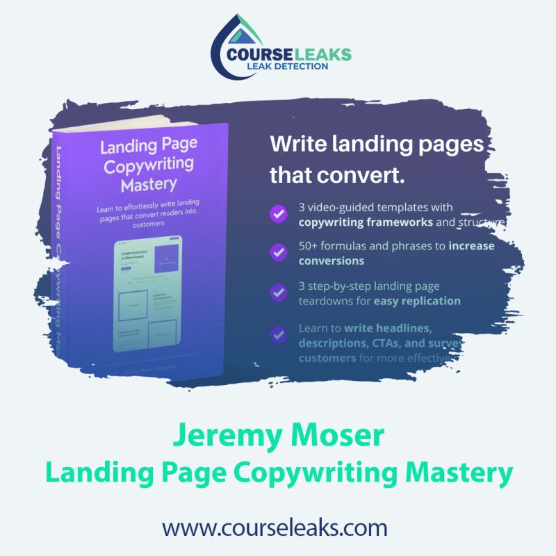 Landing Page Copywriting Mastery
