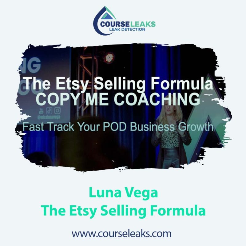 The Etsy Selling Formula COPY ME COACHING