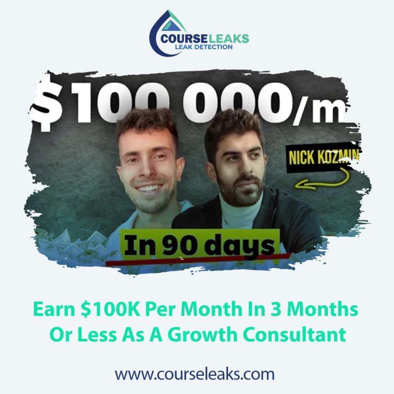 Earn $100K Per Month In 3 Months Or Less As A Growth Consultant