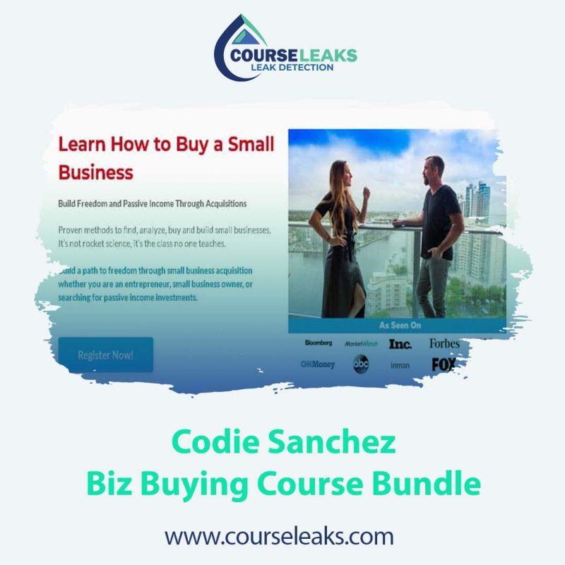 Codie Sanchez - Biz Buying Course Bundle