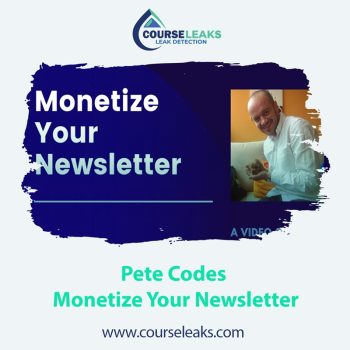 Pete Codes – Monetize Your Newsletter