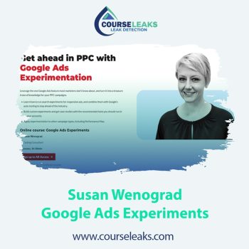 Susan Wenograd (CXL) – Google Ads Experiments